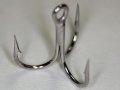 Photo of Treble Fishing Hook. Photo of Treble Fishing Hook.