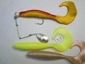 Photo of Spinner bait with rubber twister tail Photo of Spinner bait with rubber twister tail