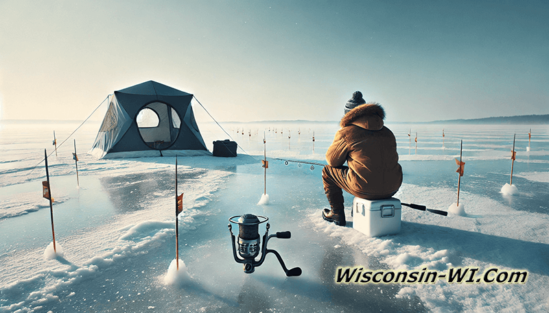 Wisconsin Walleye Fishing Ice Fish