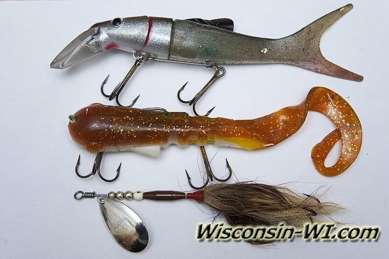 Musky Fishing Lures, Baits, Tackle & Gear used in Wisconsin