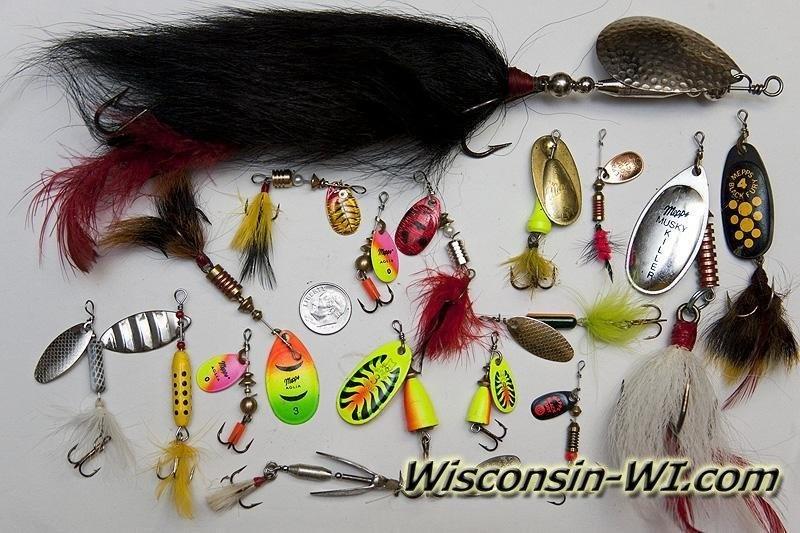 Fishing Spoons used in Wisconsin