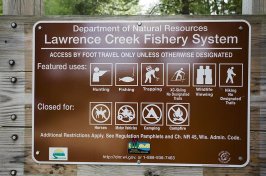 Lawrence Creek Trout Stream Photos
